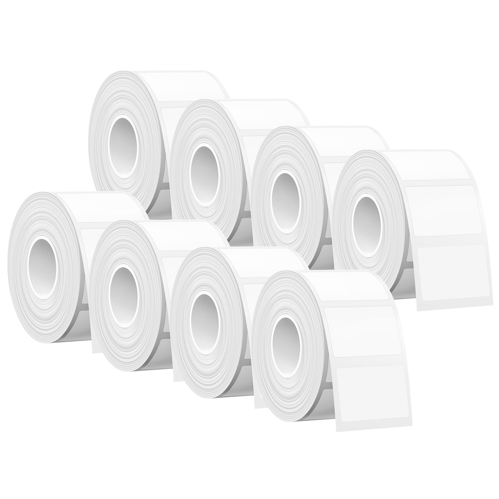 2 Rouleaux étiquettes Thermiques 50x80 Mm - 80 étiquettes/rouleau, Imperméables, Pour étiqueteuse