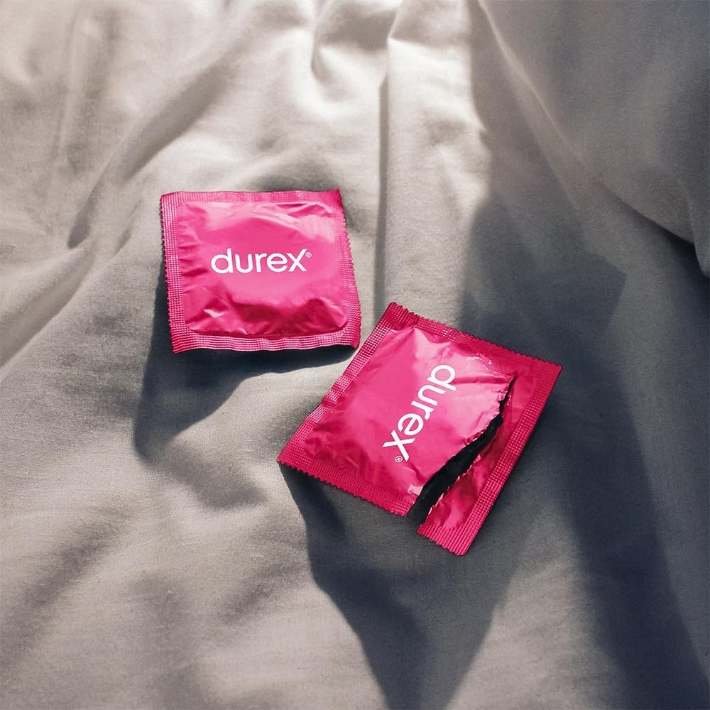 Durex Pleasuremax, Preservativi con Rilievi e Nervature, Formato Convenienza, Confezione Riciclabile Salvaspazio, 120 Profilattici