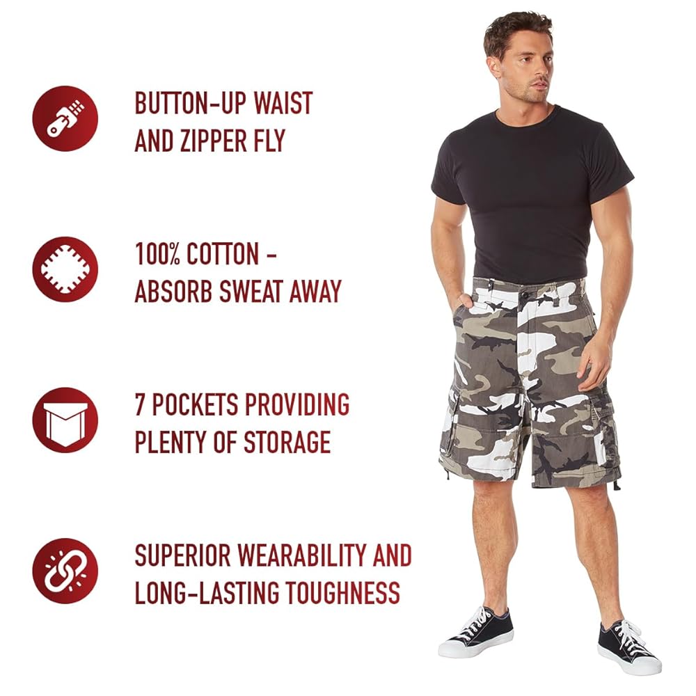 Amazon.com: Rothco 2525: Vintage Utility Cargo Shorts