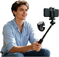 Vista 4 de Mando a distancia inalámbrico Bluetooth de la punta de los dedos, anillo de desplazamiento actualizado 2026 Bbluetooth Remotes Scrollings Ring Page