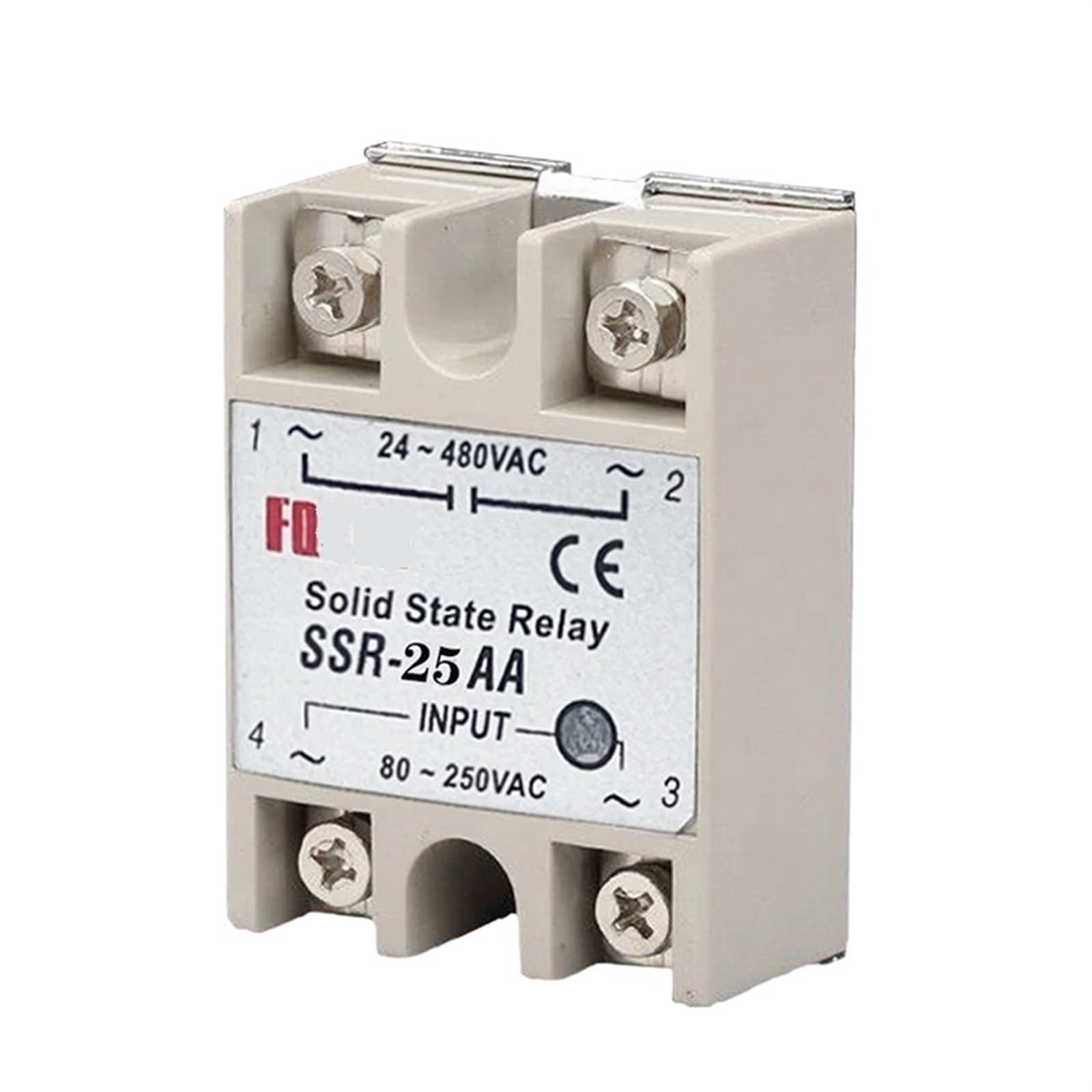 1PC Relè a stato solido monofase AC SSR SSR-25AA SSR-40AA SSR-60AA SSR-100AA Regolatore di tensione AC controllato DC Scoperto(SSR60AA)