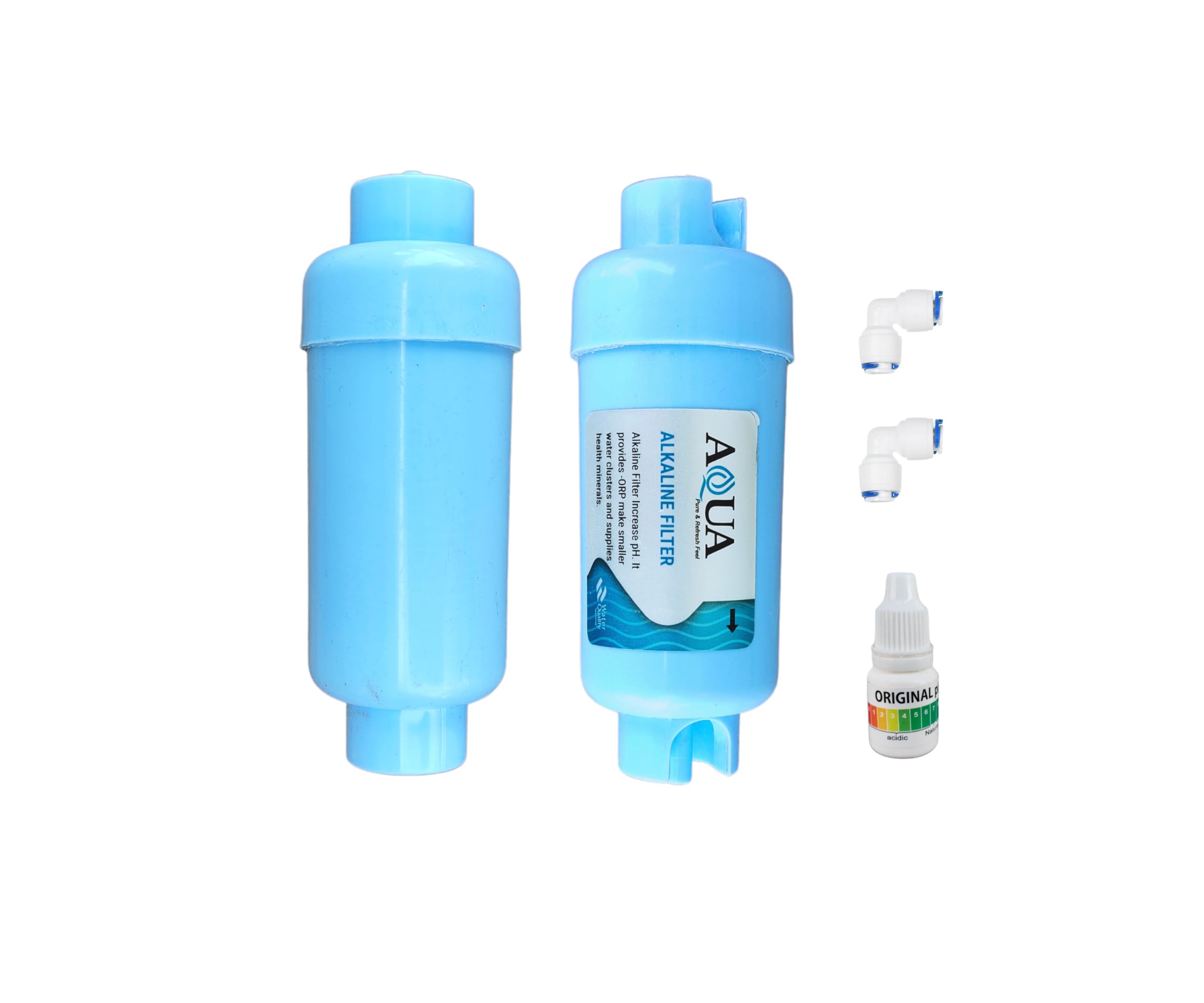 PARIJATA Alkaline Filter 4 inch for RO Water Purifier with Elbow connectors-image-28