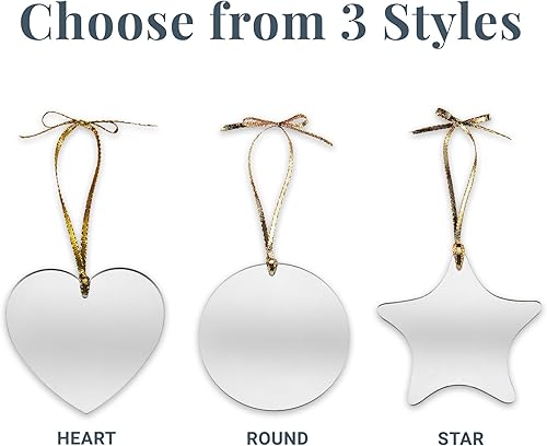 Miniatura 5 de Let's Make Memories Adorno de Navidad personalizado – Primera Navidad del bebé – Recuerdo – Acrílico – Redondo – Adorno de Navidad 2024 – Incluye