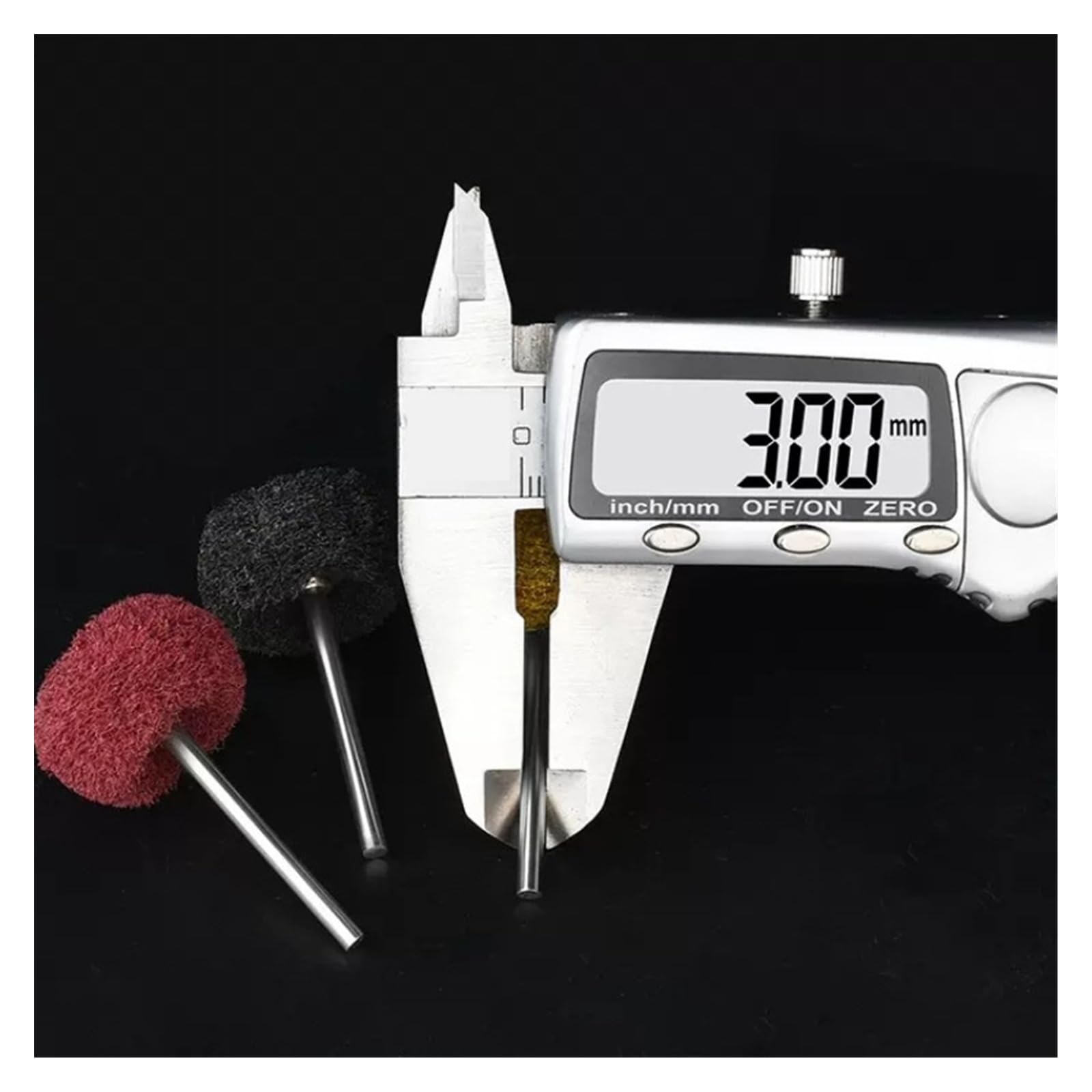 25 sztuk podkładki do szorowania z włókna nylonowego, szczotka ścierna z trzpieniem 3 mm, tarcza polerska(White,2.35mm Shank)