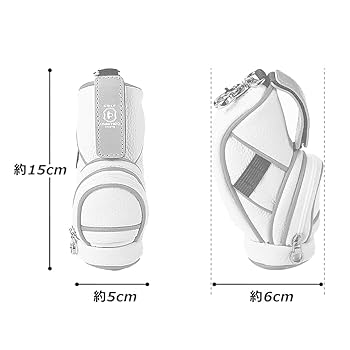 Amazon | アトリエ・ヒロ キャディバッグ型 ゴルフボールケース