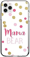 Vista 1 de DistinctInk Clear Shockproof Hybrid Case for iPhone 13 Pro (6.1" Screen) - TPU Bumper, Acrylic Back, Screen Protector Included - Pink White Gold