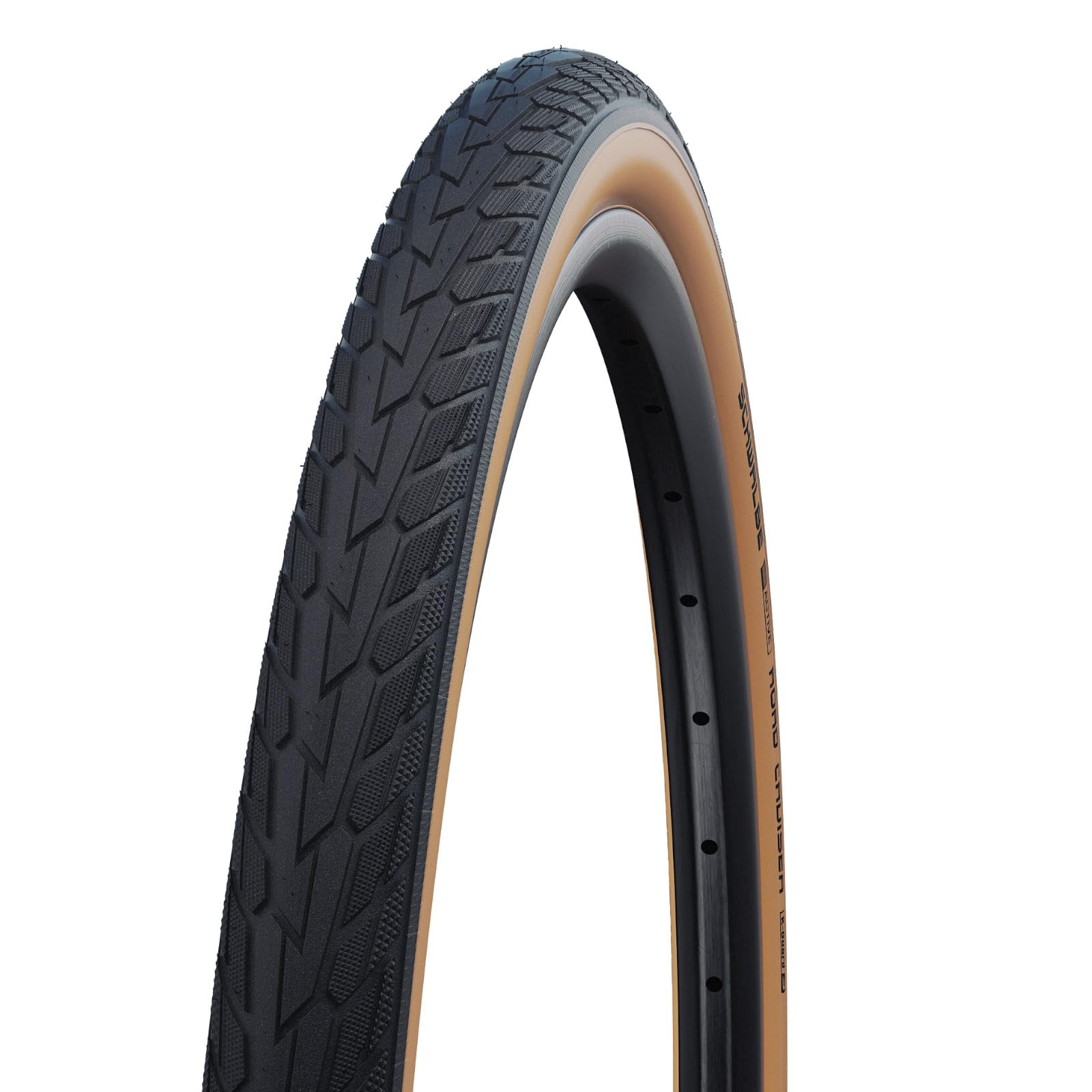 Schwalbe Fahrrad Reifen Road Cruiser HS484 SBC // alle Größen + Farben, Ausführung:schwarz Reflex, Drahtreifen, Dimension:37-622 (28×1 3/8´´)