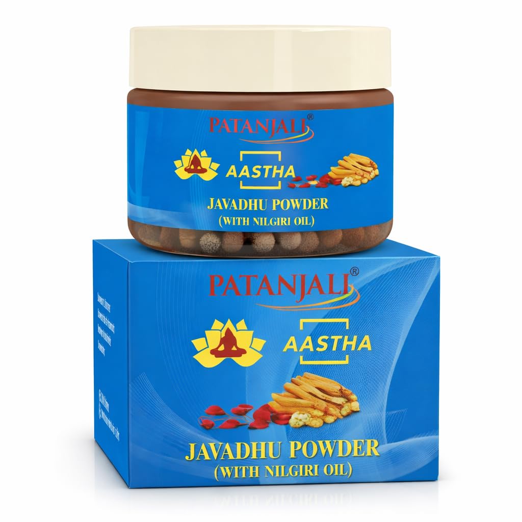 Patanjali Aastha Javadhu Powder With Nilgiri Oil, 1 Count-image-39