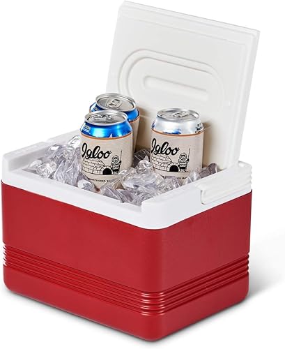 Miniatura 9 de Igloo Legend - Enfriador de 6 latas rojo 5 cuartos de galón