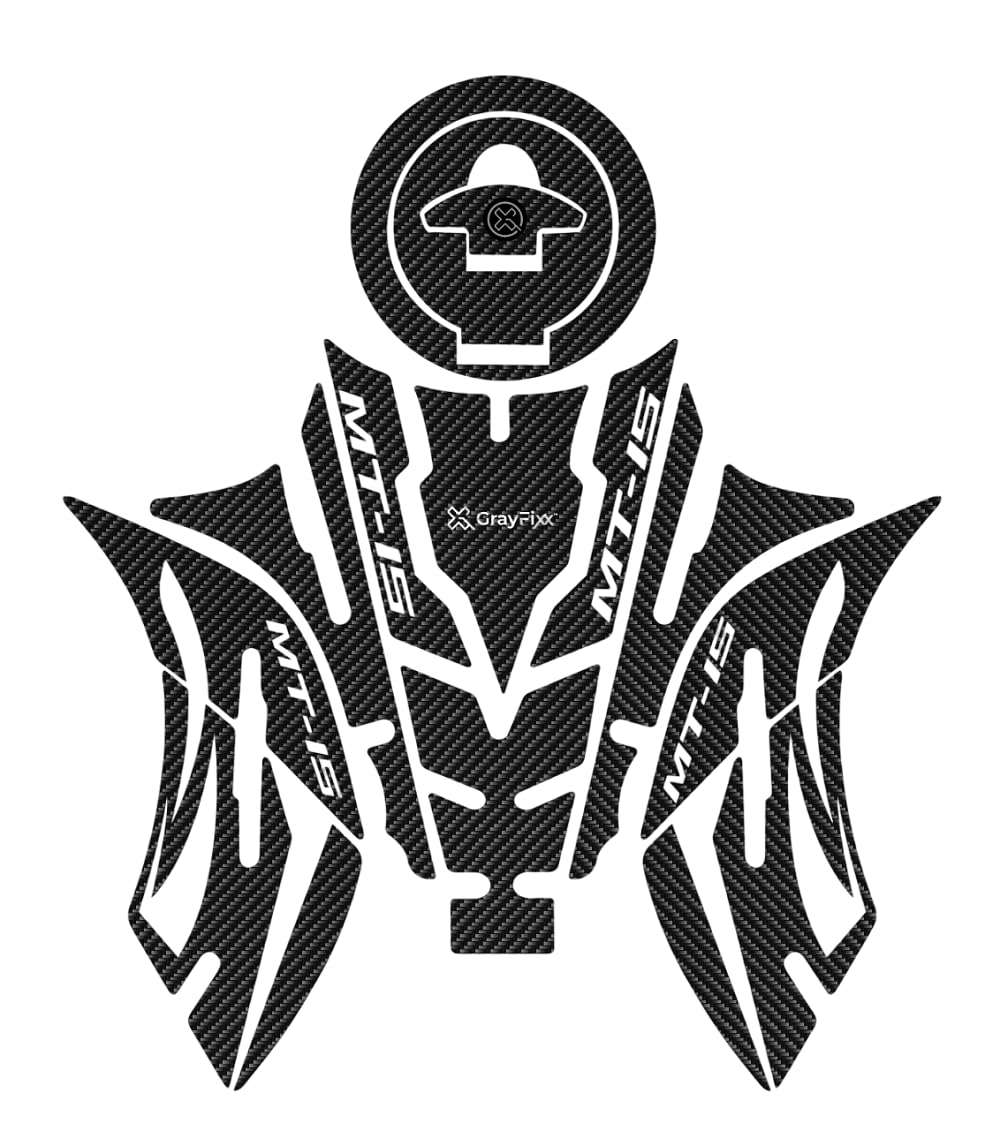Grayfixx Full Tank Sticker for MT-15 | MT-15 Sticker, Pack of 1