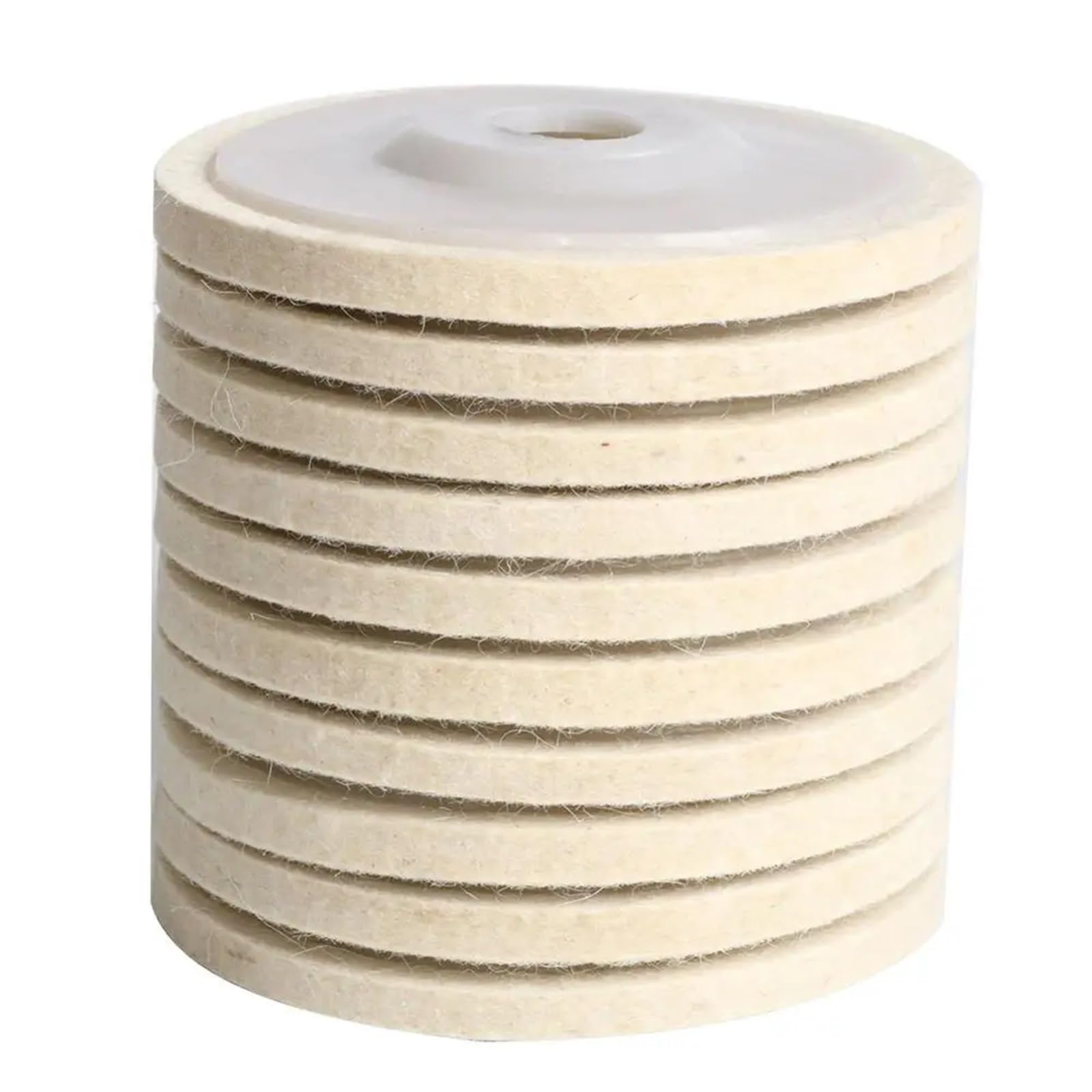 Dischi di lana per lucidatura 2pc/5Pc/10pc 4.5''x 7/8 "pollici Feltro di Lana Ruota di Lucidatura disco lamellare Tampone di Lucidatura for 115mm smerigliatrice angolare for la Lucidatura dei Metalli
