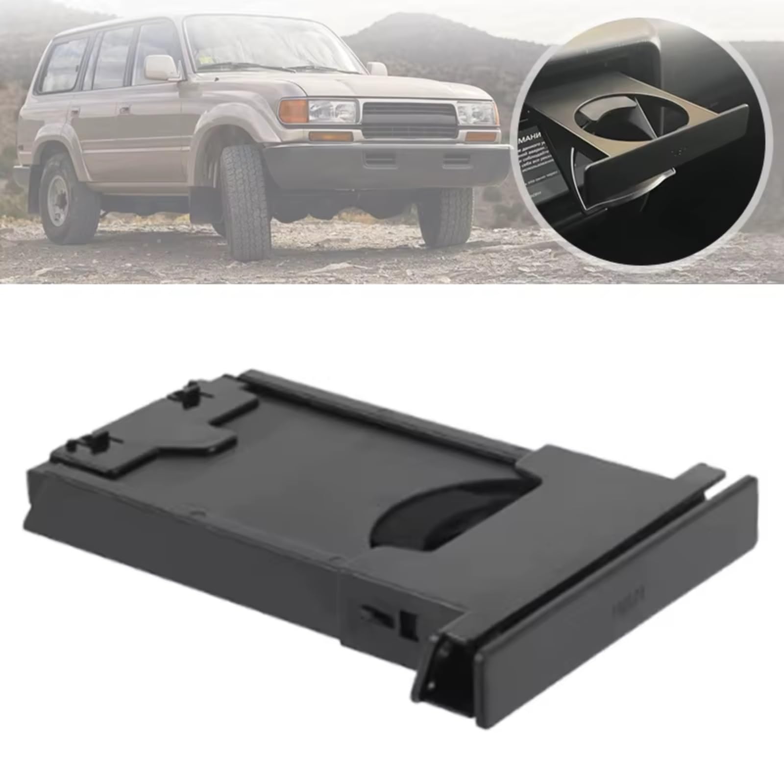 Auto Innenraum Zubehör Compatibile Con Lexus Per LX450 1996 1997 Accessori Di Ricambio Per Portabicchieri Retrattili Per Cruscotto Auto 55620-60010