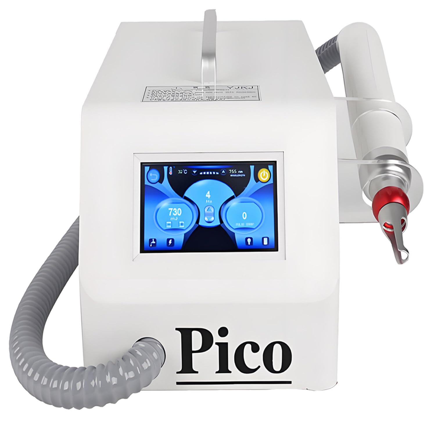 Lyayyds Multicolor Tattoo Removal Machine 50-2900Mj 500W 1064Nm/532Nm/755Nm With 5 Handpieces For Eyebrow, Lip Blush Removal, Dark Spot Treatment,For Home And Salon Use
