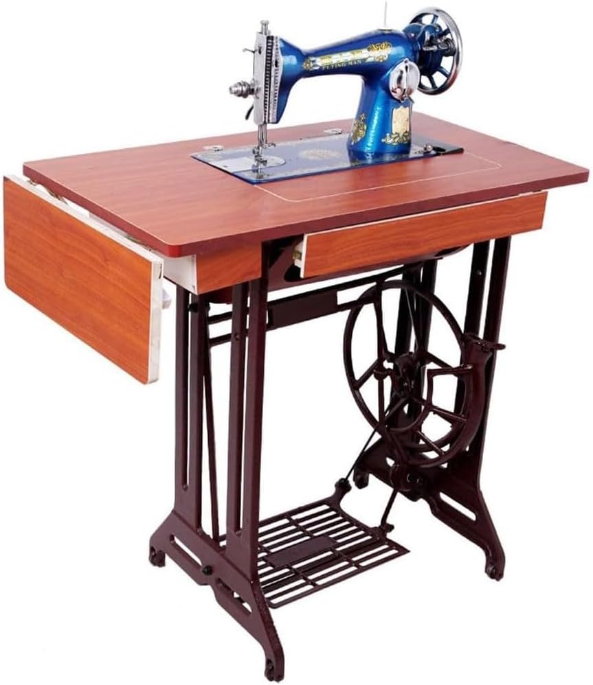 Amazon sewing machine ミシン ミシンポータブル ヴィンテージミシン家庭用足踏み式手動テーラーヘッド食べる厚いミシン鉄