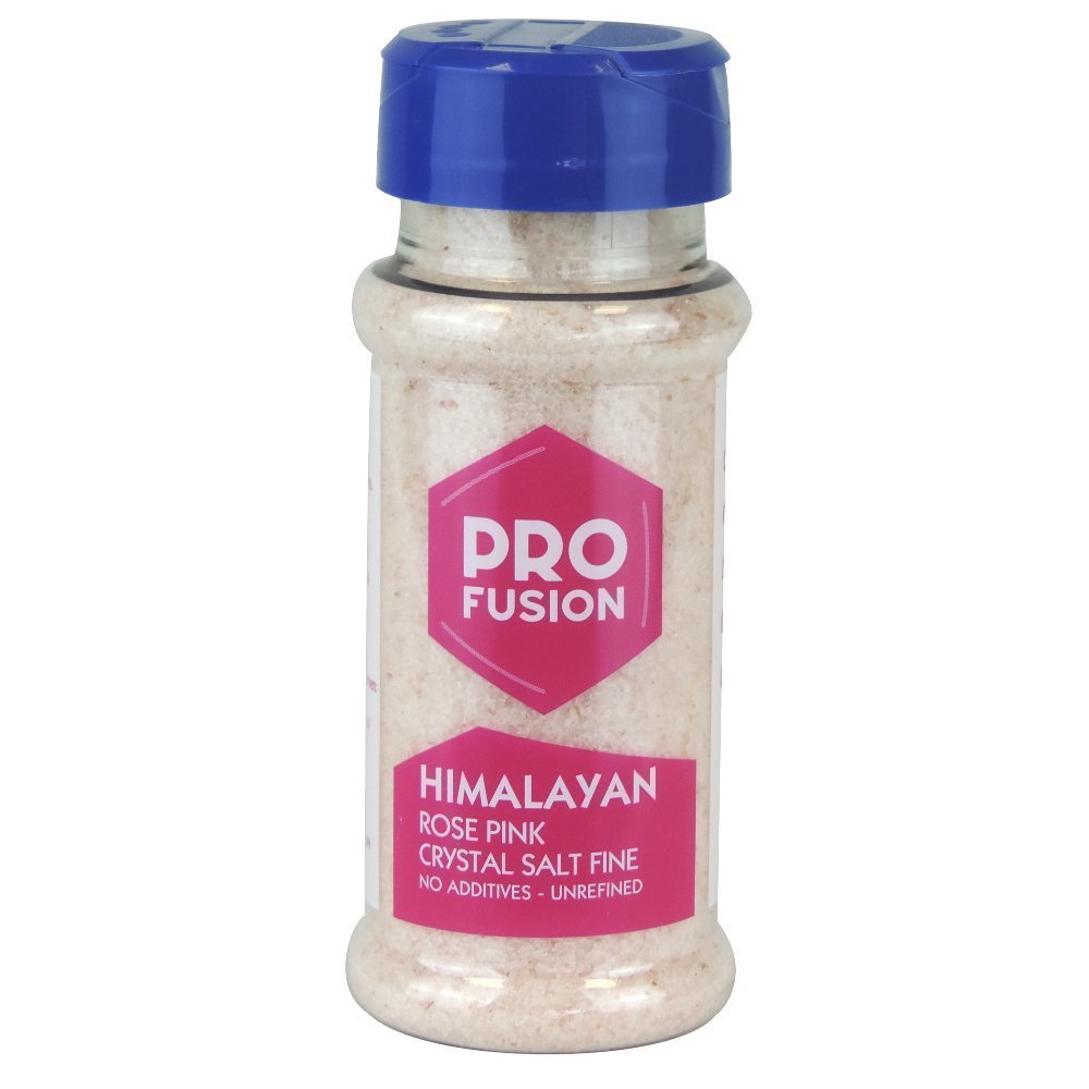 PROFUSION Organic Himalayan Rose Pink Salt Fine - Table Shaker 140g (PACK OF 7)
