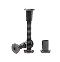 Vista 16 de binifiMux - Kit de repuesto de tornillos para cuna de bebé, 100 piezas M6x15mm/0.984 in/1.378 in/1.772 in/2.165 in/2.559 in/2.953 in/2.953 in Negro