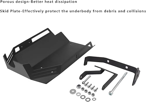 Miniatura 3 de Worldmotop - Placa de aluminio para motor compatible con Suzuki V-Strom 650 DL650 650XT V Strom 650 2017 2018 2019 2020 cubierta protectora de marco