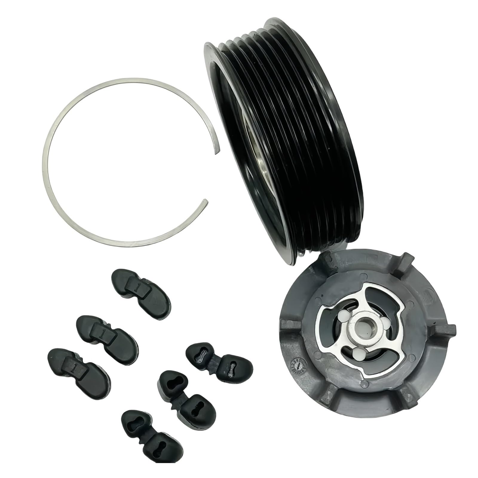 Emdmgj One Color 0002342112 A/C Compressor Clutch Pulley ，Compatible For Mercedes Benz Ml W164 2008 E280 E320 E400 Cdi W211