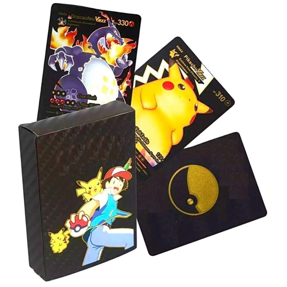 SHIFTER Pokeemen Collectible Card Games 55 PCS Gold Foil Card Assorted Cards TCG Deck Box - V Series Cards Vmax GX Rare Golden Cards and Common-Rare Mystery Card (Multi) (B0C967K1WB) Amazon Price History, Amazon Price Tracker