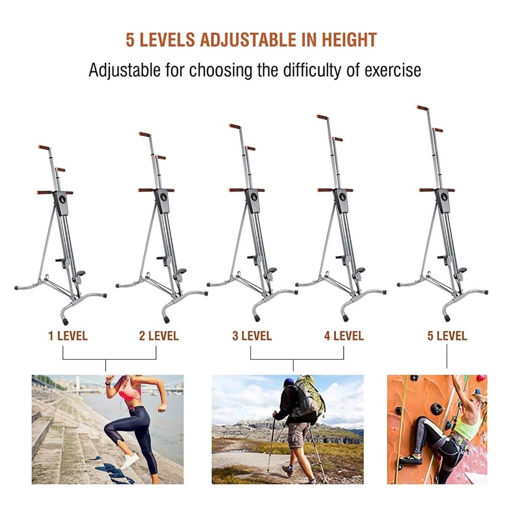 Macchina dell'interno del simulatore di alpinismo, attrezzatura domestica portatile di addestramento per l'esercizio cardio di forma fisica