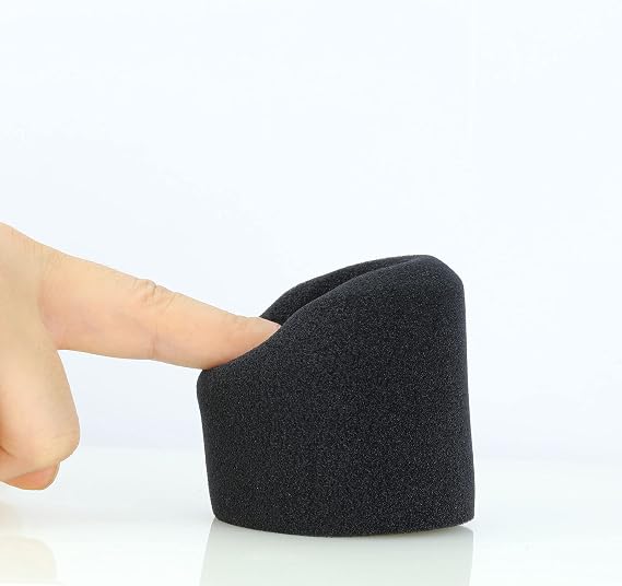 LEFXMOPHY MV7 Pop Filter,Mic Foam Cover Replacement for Shure MV7 MV7X USB Podcast Vocal Microphone Windscreen, Noise-cancellation Screen