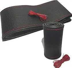 Gti Capa de volante couro Preto