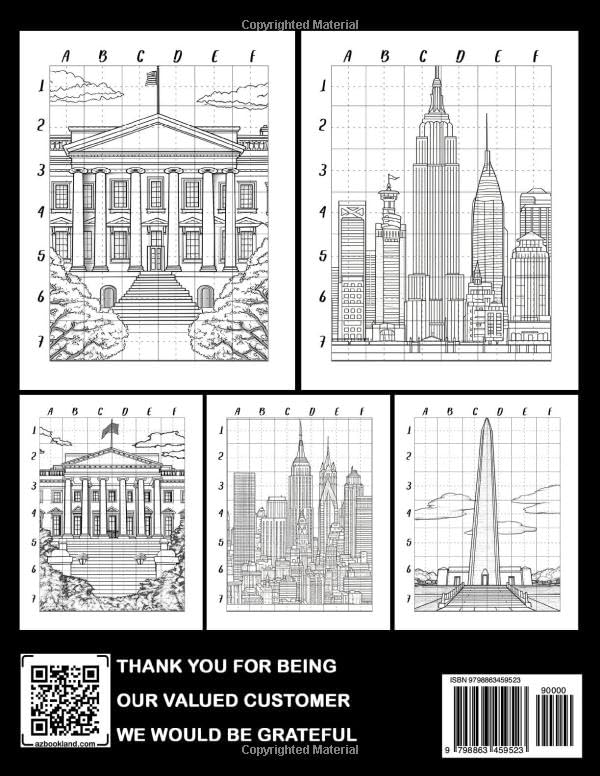 How To Draw Famous American Landmarks: Discover the History and Culture of America through Coloring - Step-by-Step Drawing Guide for Kids to Learn About Landmarks and Patriotic Symbols - Image 2