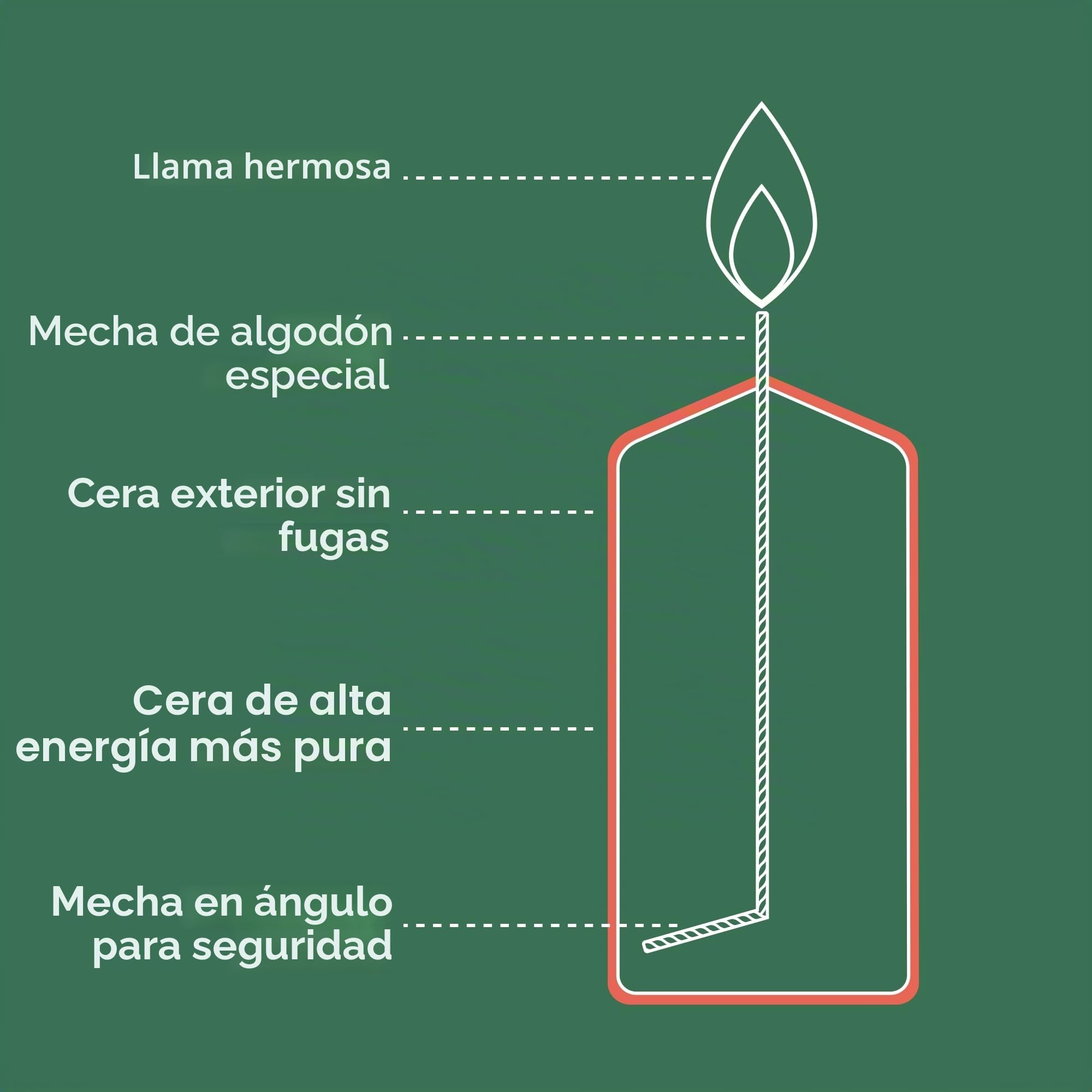 BOLSIUS - Velas de pilar - marfil - 20 cm - Tiempo de combustión 120 horas - Paquete de 8