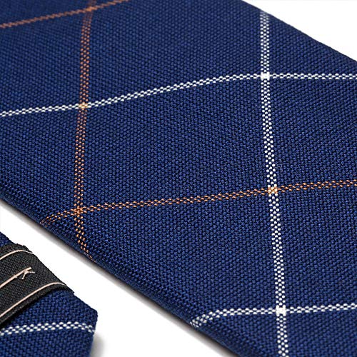 GRAVATA PLAID - NAVY BLUE