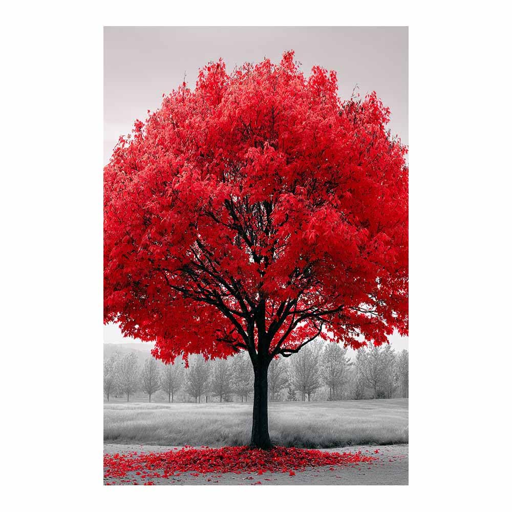XENIOU Tree Of Life Cosmic purple tree canvas painting wall art, Living Room Bedroom Hallway Stairs Decoration.(Multicolor)-80x120cm Unframed