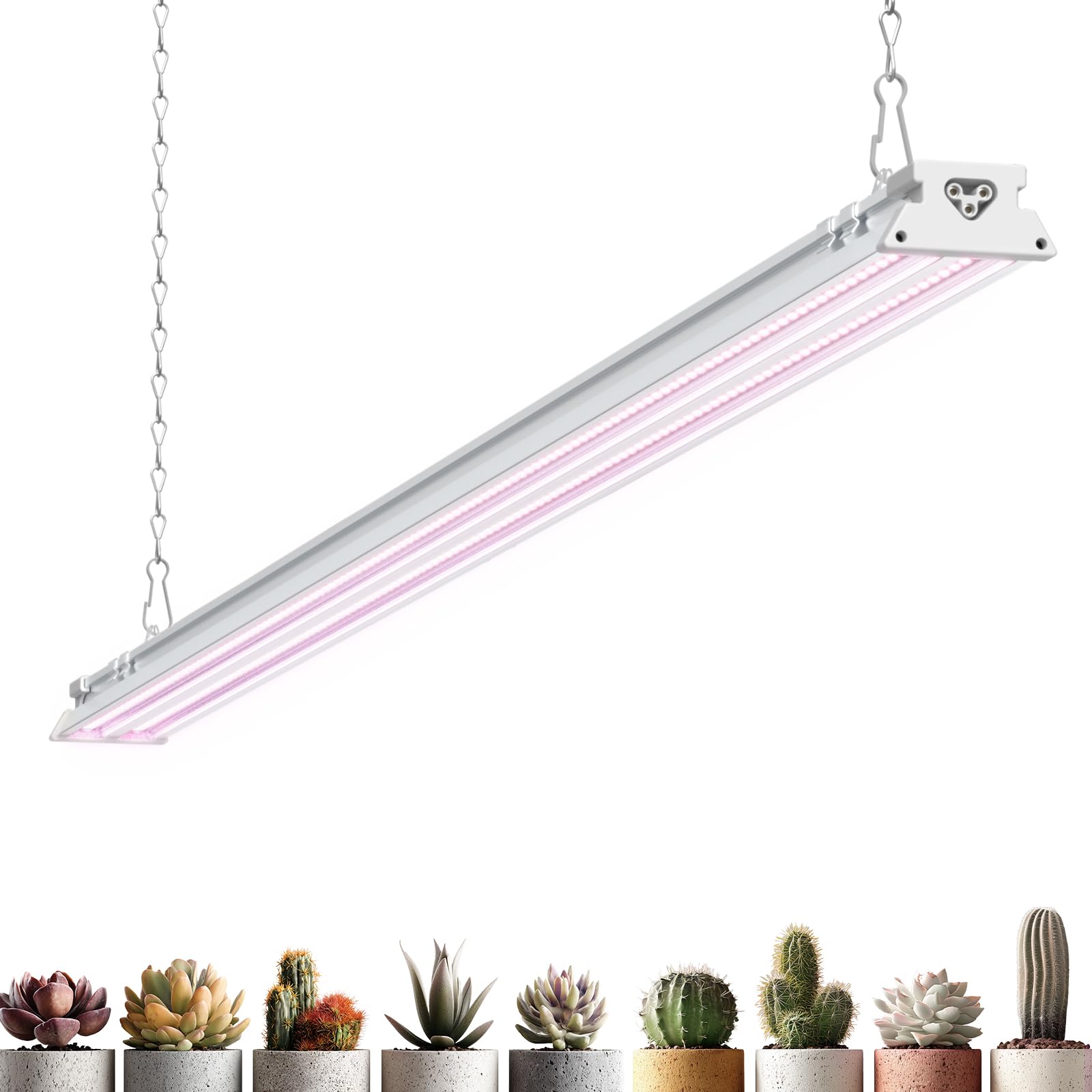 Barrina TX-S60 4FT Grow Light for Indoor Plant, 60W, Full Spectrum, Purple
