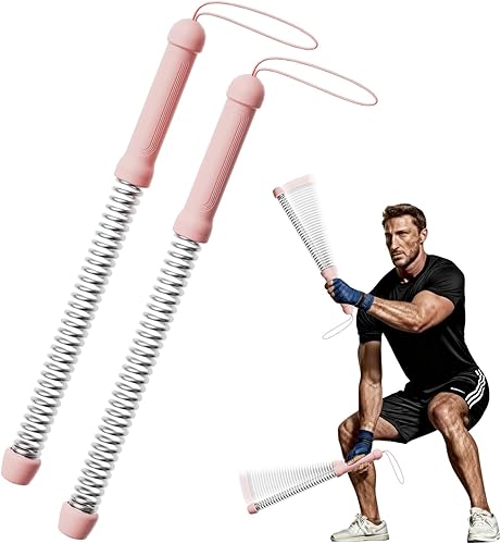 Cuerdas de batalla sin cuerda (paquete de 2)  Cuerdas de entrenamiento portátiles con peso para HIIT, entrenamiento cardiovascular y muscular,