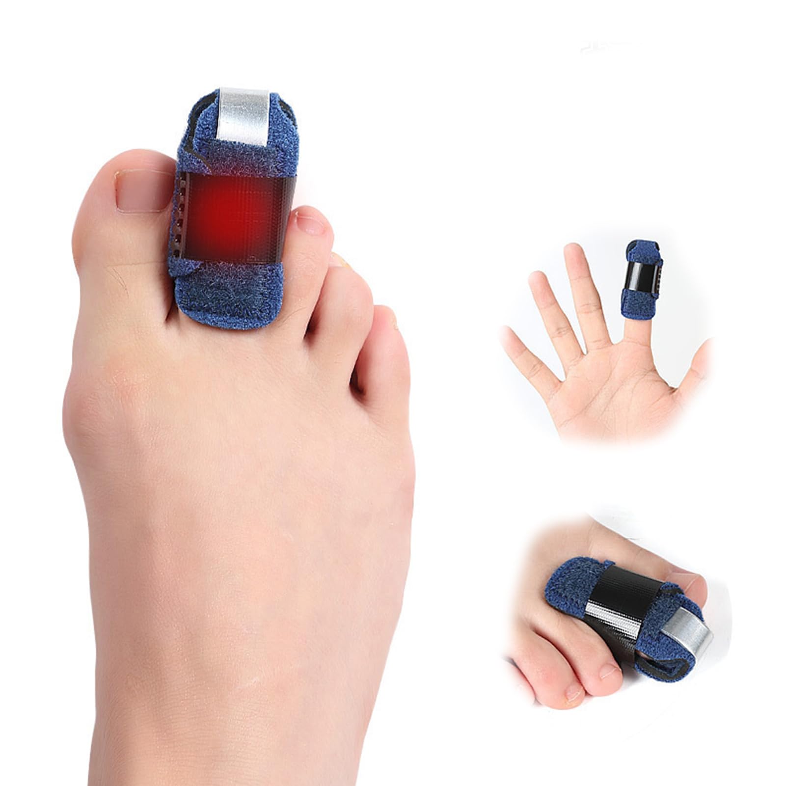 Amazon | 指サポーター 足指矯正 腱鞘炎 手足兼用 金属プレート