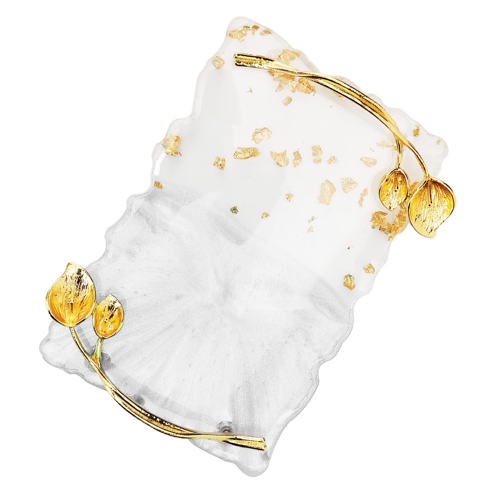 Resin Nail Art Polish Palette Prevent Slipping Nail Gel Color Display Board Half Transparent (White)