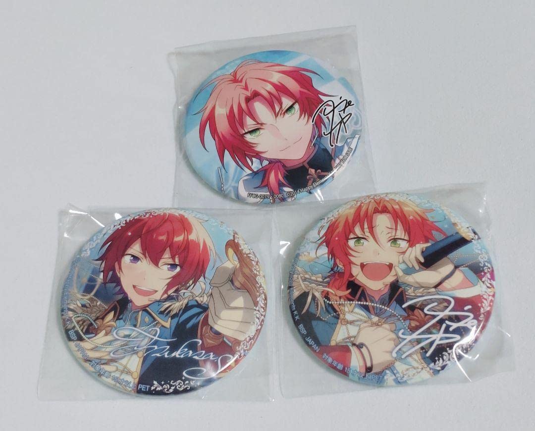 Amazon.co.jp: あんスタ 月永レオ 朱桜司 プライズ 特典 缶バッジ 