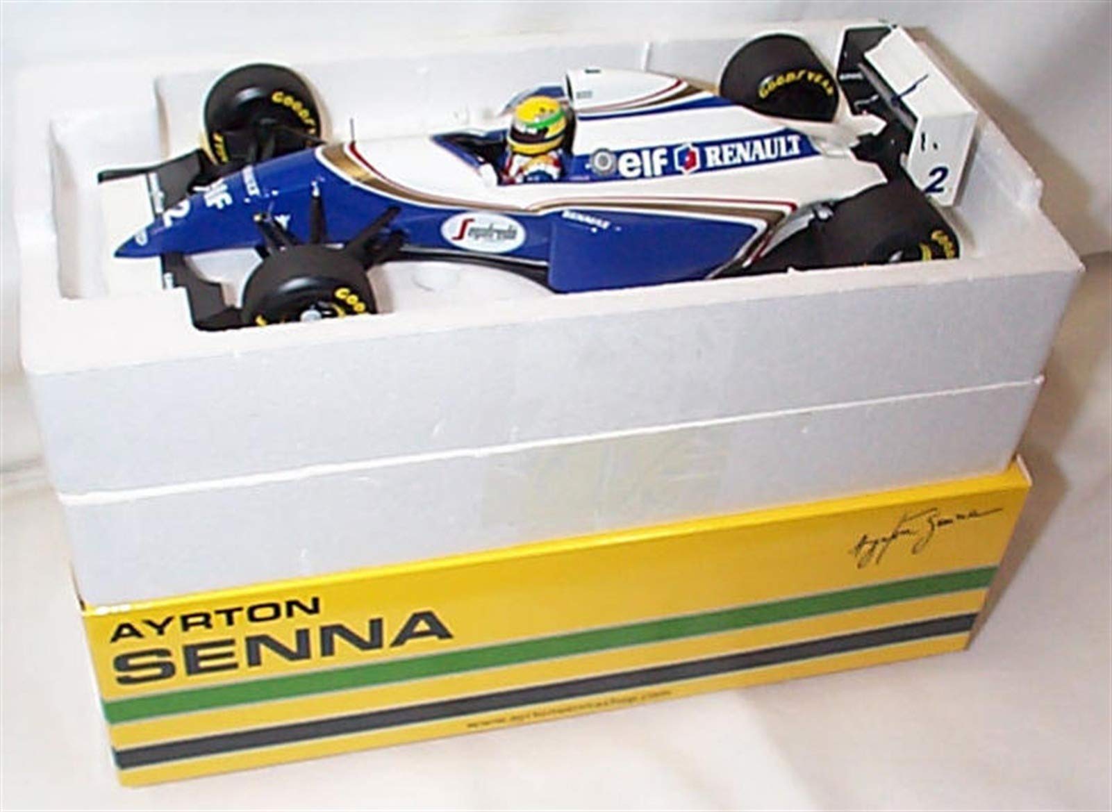 Buy Minichamps Ayrton Senna Williams Rénàúlt FW16 Brazilian GP 1994 F1