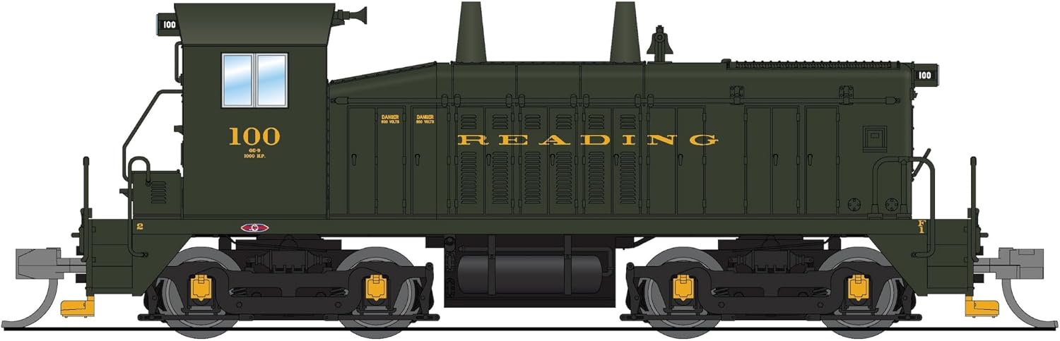 Broadway Limited 9311 EMD NW2 Switcher, RDG 103, Green & Yellow, Paragon4 Sound/DC/DCC, N Scale