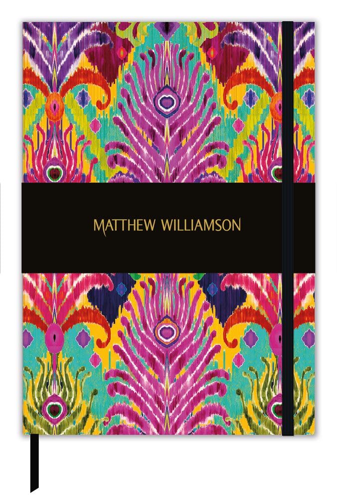 Museums & Galleries Matthew Williamson Peacock Ikat Deluxe Journal