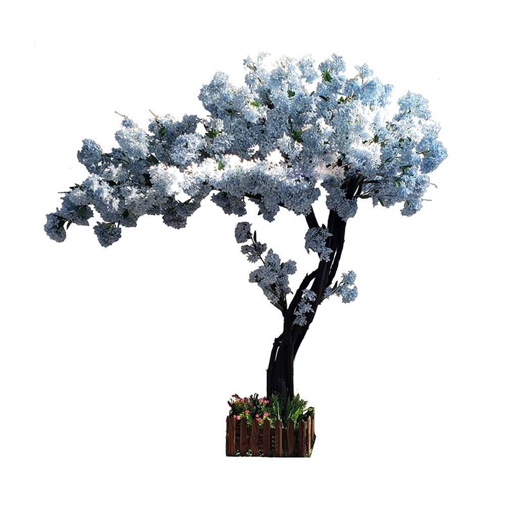 HCZKIUJY Simulation tree Large Simulation Tree Simulation Cherry Tree Artificial Tree Hotel Photo Studio Stage Props Fake Plant Decoration (A)