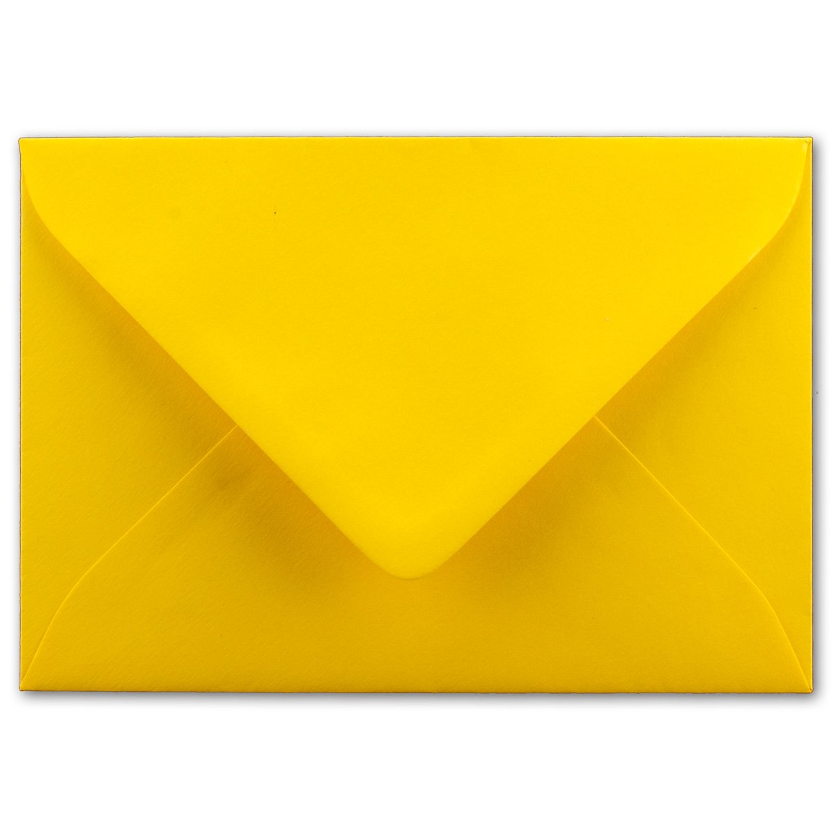 500 DIN C5 koperty żółte - 22,0 x 15,4 cm - 110 g/m² klejenie na mokro koperty bez okienka na Boże Narodzenie kartki z życzeniami - agent szczęścia XXL