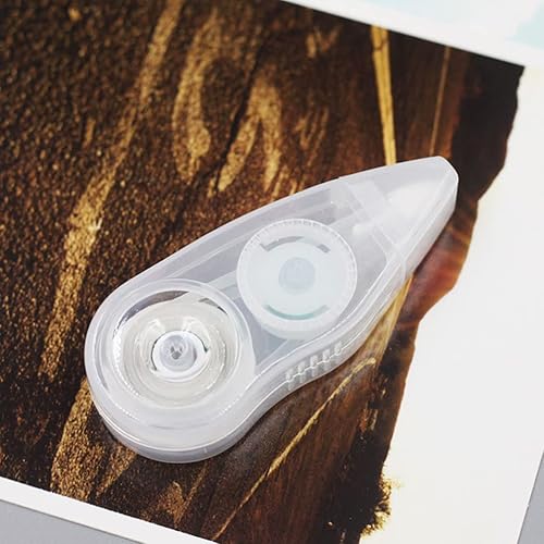 Miniatura 9 de Operitacx Cinta correctora de 6 piezas de corrección de rodillos de corrección de blanqueamiento, suministros de limpieza fácil de usar para