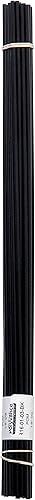 Miniatura 2 de POM Varillas de soldadura de plástico, 18" de diámetro, 30 pies. Negro