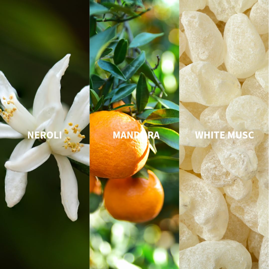 Naturalna woda perfumowana MAZHAR ATLAS 50 ml - FiiLiT perfumy podróżne - mieszane - dla kobiet i mężczyzn - Butelka z możliwością ponownego ładowania - Neroli Orientalny Kwiatowy Kwiatowy Oranger