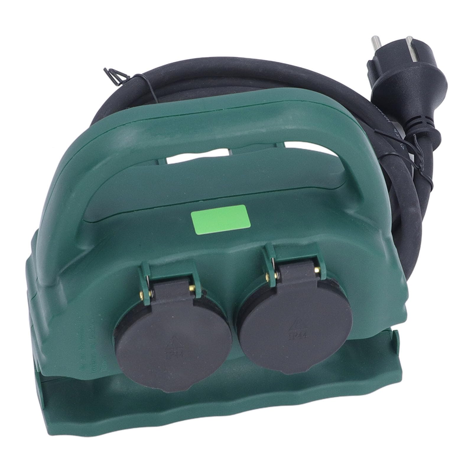 16A 3680W 4 Uscite, Presa di Corrente Giardino con Design Resistente Alle Intemperie IP44, Blocco Bambini, H07RN F 3G1,5mm² 3 Nuclei, Presa Multipla, per Prati e Lucine