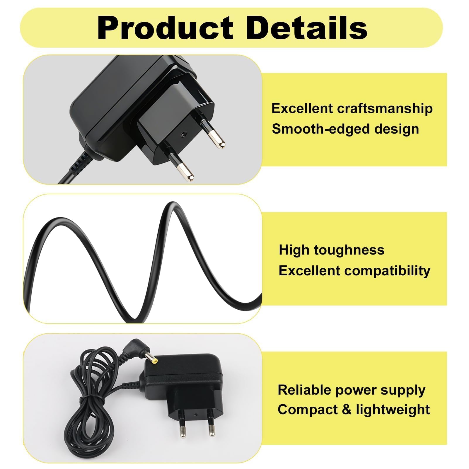 6 V Nzasilacz 6 V ?adowarka ci?nieniomierz do Omron HHP-CM01 M2 M3 M4 M6 M7 M2 Basic, M3 Comfort, M7 Intelli IT, X2 X3 X4 X6, X2 Basic, X7 Smart Power Adapter do Omron
