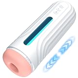 Sex Toys for Men Automatic Male Masturbator, Adult Sex Toys with 7 Thrusting & Vibrating, Cafatop Electric Pocket Pussy for Male Masturbation Stroker, Men's Sex Toy Penis Pump Massagers Kit