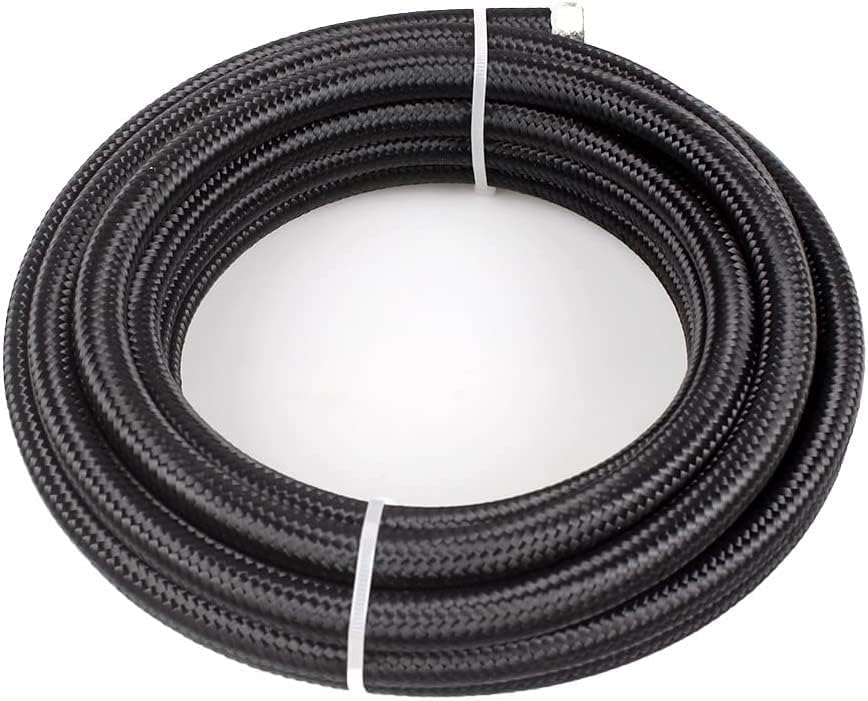 AN8 - Manguera de refrigeración de transmisión - Manguera trenzada de línea de combustible de alta presión 8AN para aplicaciones marina, automóvil,