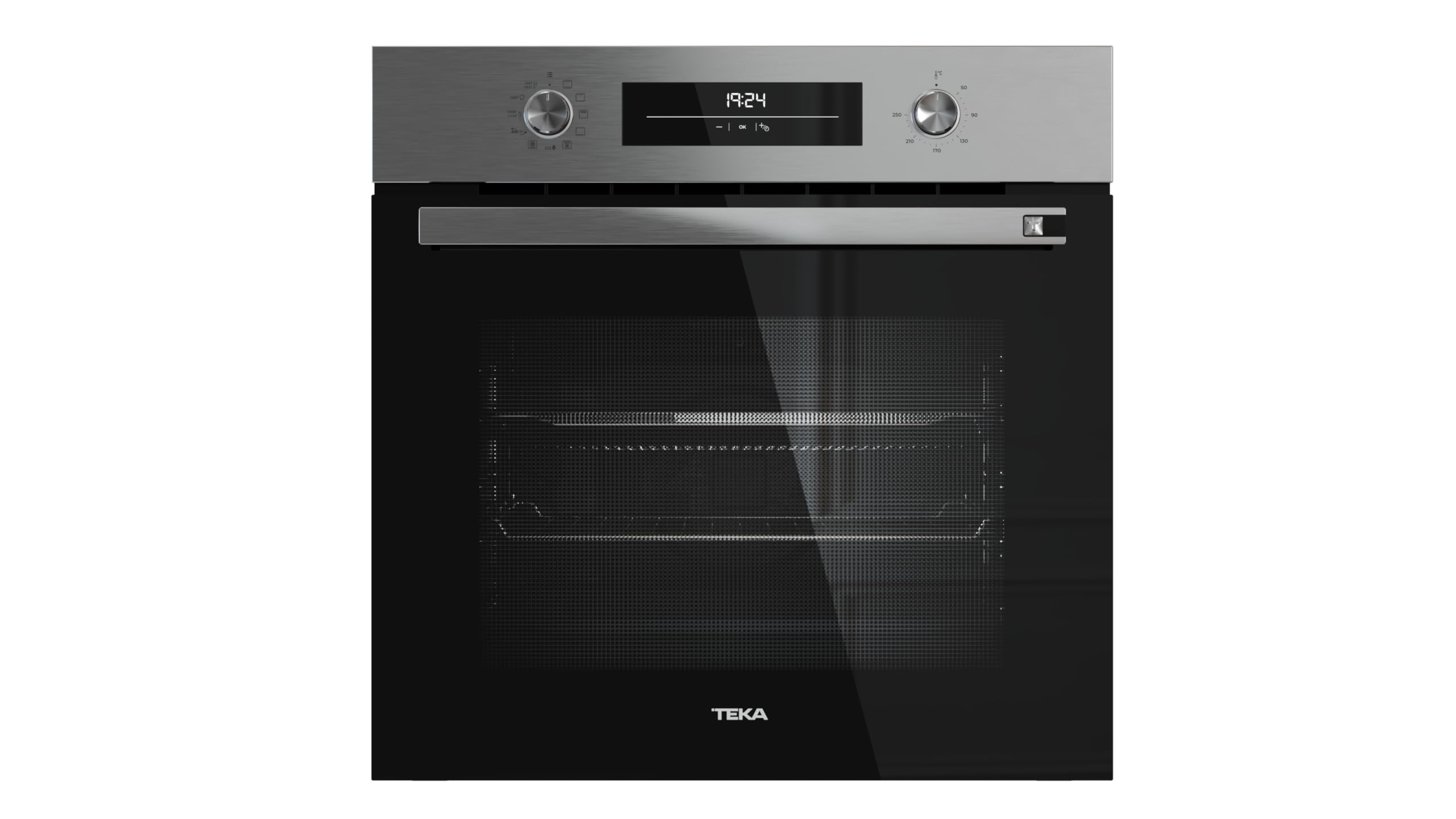 TEKA Horno Multifunción Airfry, Sistema HydroClean, 9 Funciones, 71L, Guías Telescópicas, Modelo NEO HSB 6466