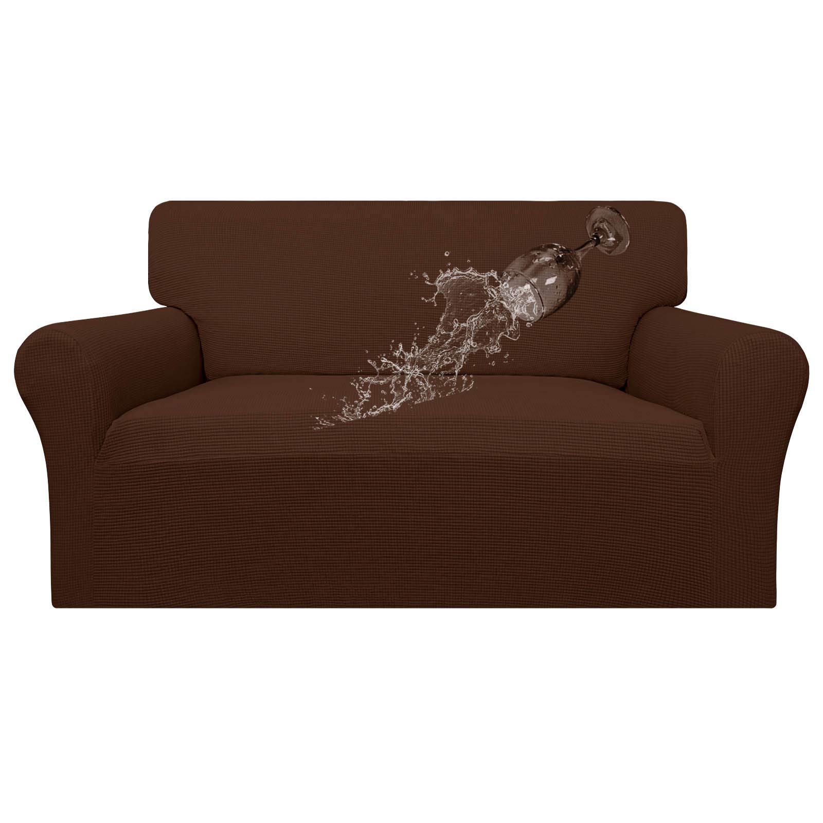 Easy-Going 100% Waterproof Loveseat Couch Cover Stretch Jacquard Sofa Cover