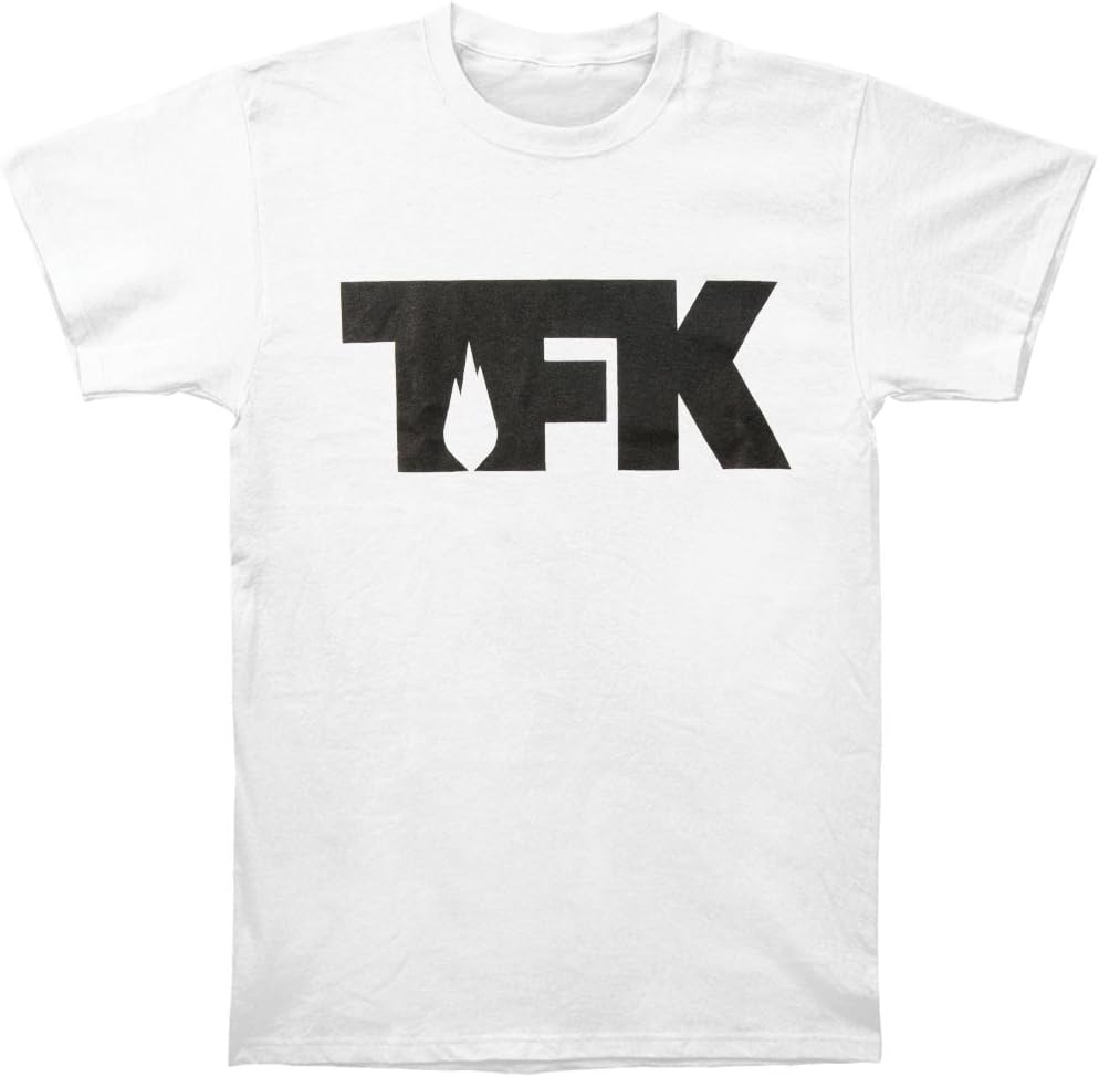 Thousand Foot Krutch Men's Flame Logo T-Shirt White